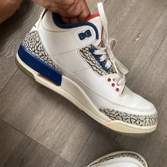 Mens Jordan 3’s Retro True Blue - Picture 7 of 7